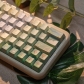 Spring Outing 104+26 PBT Keycaps Set Backlit / Opaque Cherry / QX3 Profile for MX Switches Mechanical Gaming Keyboard